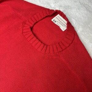 Vintage Lord Jeff Men's XL Sweater Red Long‎ Sleeve Pullover USA Made Cotton